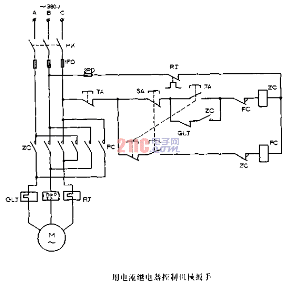 用電液繼電器控制機(jī)械扳手電路圖.gif