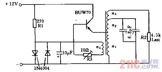 直流12v正弦交流22Dv、50N、10w變換器電路圖.jpg