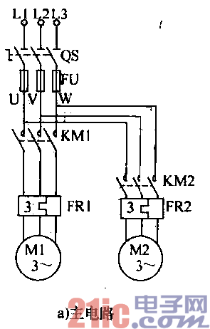 20.兩臺(tái)電動(dòng)機(jī)順序起動(dòng)停止控制電路.gif