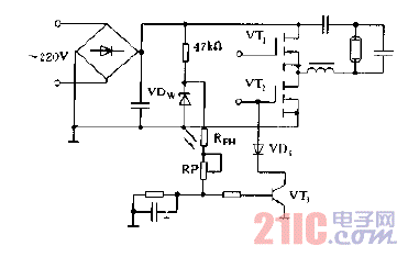 自動(dòng)開，關(guān)的電子鎮(zhèn)流器電路圖b.gif