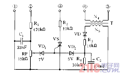 電子鎮(zhèn)流器的過流，過壓保護(hù)電路圖.gif