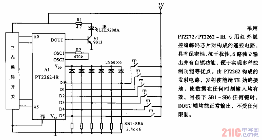 紅外遙控發(fā)射電路.gif