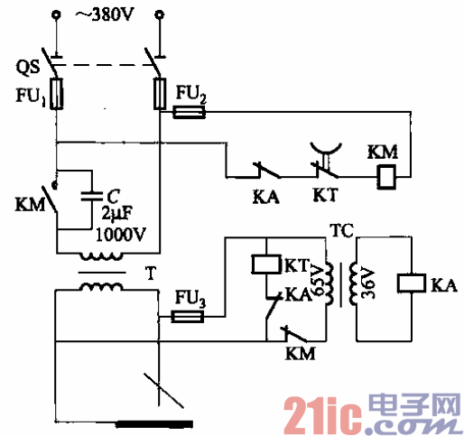 32.繼電器式交流弧焊機空載自停電路之二.gif