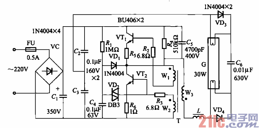 12.熒光燈電子鎮(zhèn)流器電路之二.gif
