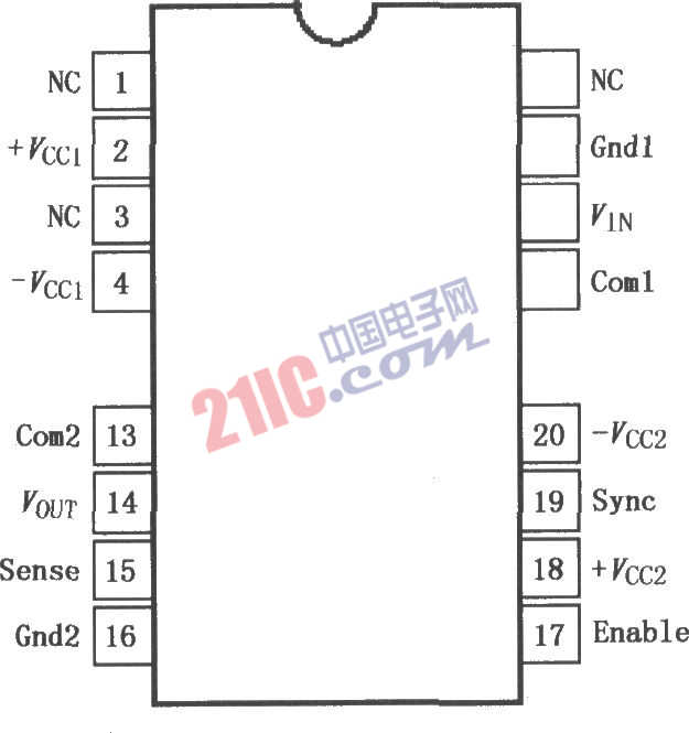 高壓內(nèi)部電源隔離放大器ISO107引腳