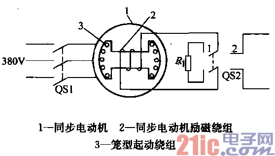 43.同步電動機(jī)異步起動電路.gif