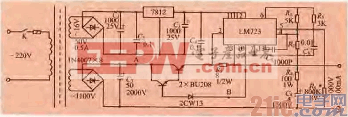 31.一款千伏直流穩(wěn)壓電源電路.gif