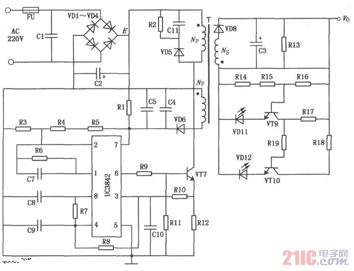 UC3842制作的電動自行車蓄電池充電器.jpg
