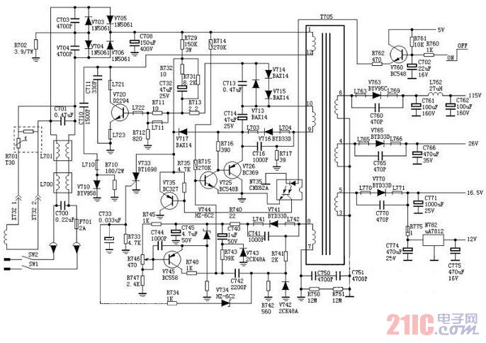 金星兩片機(jī)電源電路圖.jpg