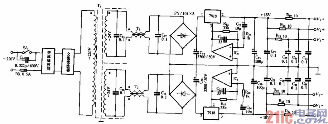 一款伺服式穩(wěn)壓電源電路圖.jpg