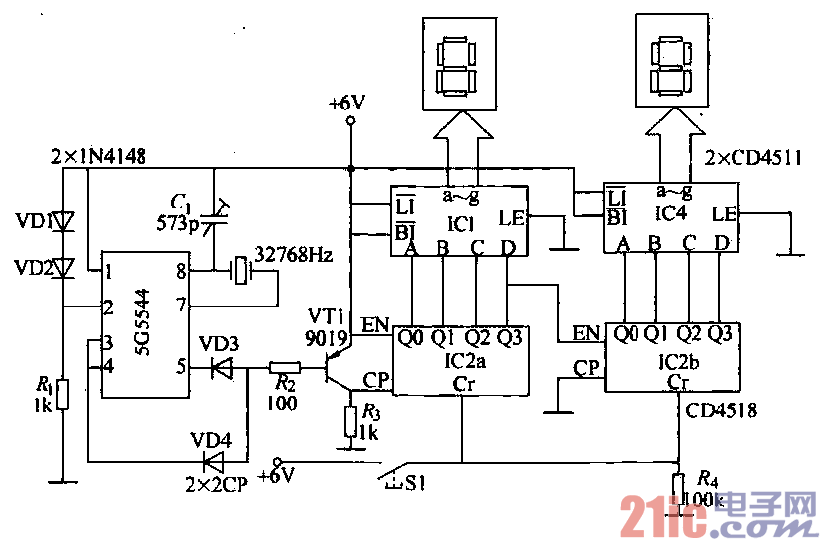 12.數(shù)字秒表顯示電路.gif