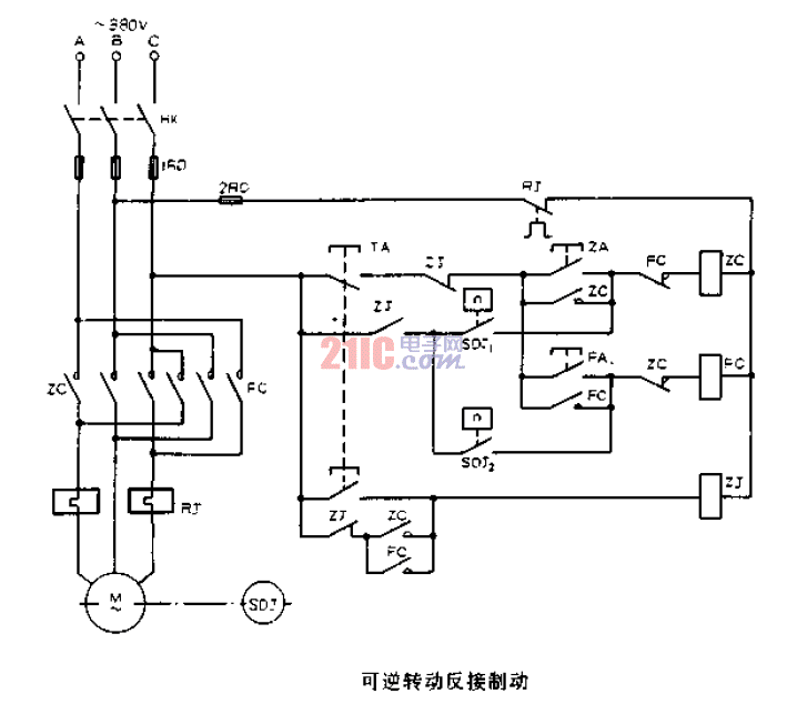 可逆轉(zhuǎn)動反接制動.gif