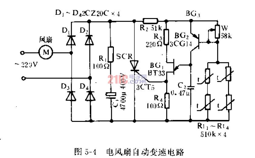 電風(fēng)扇自動變速電路.jpg