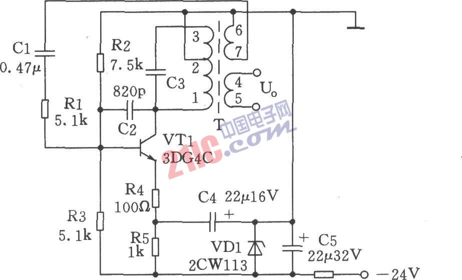 500Hz信號發(fā)生器電路圖