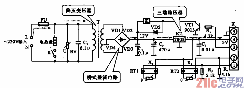 43.電飯煲的電源供電電路.gif