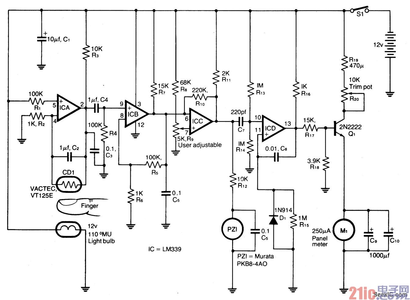 心率檢測電路圖.gif