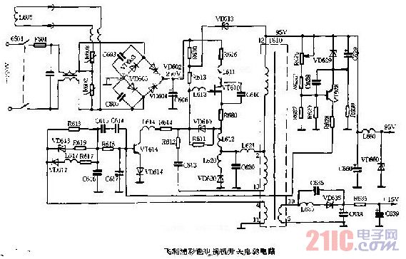 飛利浦彩色電視機(jī)開(kāi)關(guān)電源電路圖.jpg