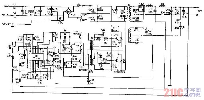 48V 3A開關電源電路圖.jpg