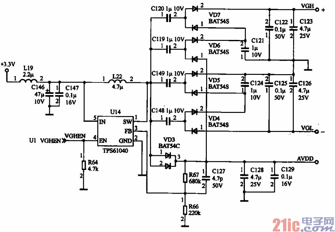 82.分壓方式的LCD背光燈供電電路.gif