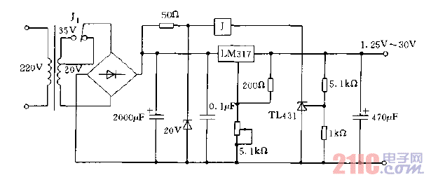 自適應(yīng)式穩(wěn)壓電源電路圖.gif