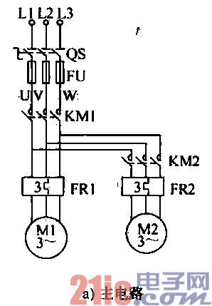 17.電動機(jī)順序起動電動控制電路a.gif