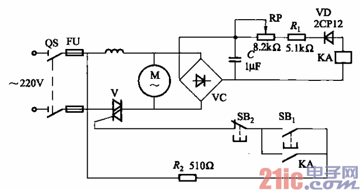 68.單相異步電動(dòng)機(jī)過電流保護(hù)電路之一.gif
