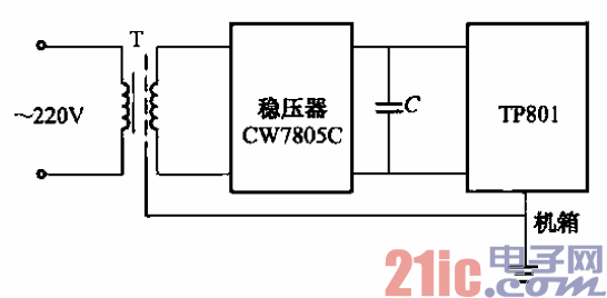 48.單片機(jī)供電電源部分的接線.gif