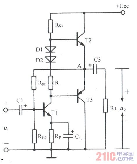 單電源互補對稱電路圖.jpg
