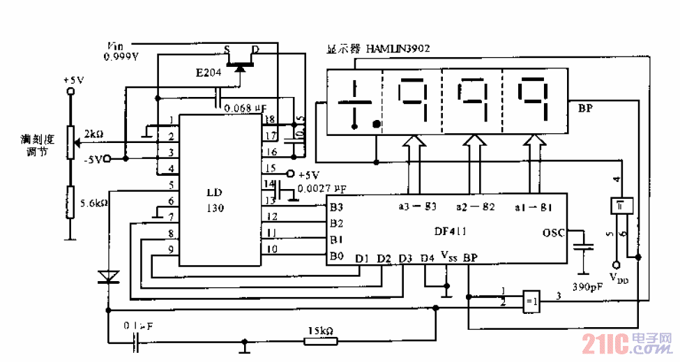 靜態(tài)驅(qū)動動態(tài)信號的LCD顯示電路.gif