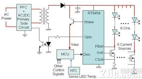 LED路燈電源設(shè)計(jì)電路圖