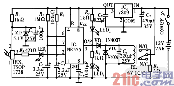 3.紅外控制爆竹點(diǎn)火器電路.gif