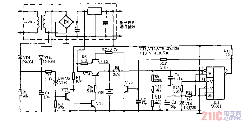 號(hào)碼自動(dòng)尋檢器備用電源電路圖.gif