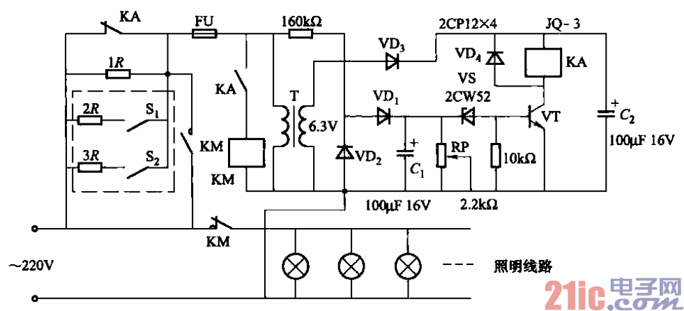 78.采用串切電阻方法的簡(jiǎn)易交流穩(wěn)壓電源電路.gif
