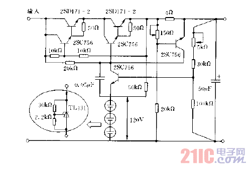 500MA,160V的穩(wěn)壓電源電路圖.gif