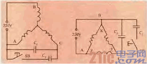 1.一款三相異步電機單相運行電路.gif