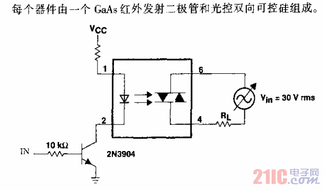 TIL3009／TIL3012型光耦合器電路.gif