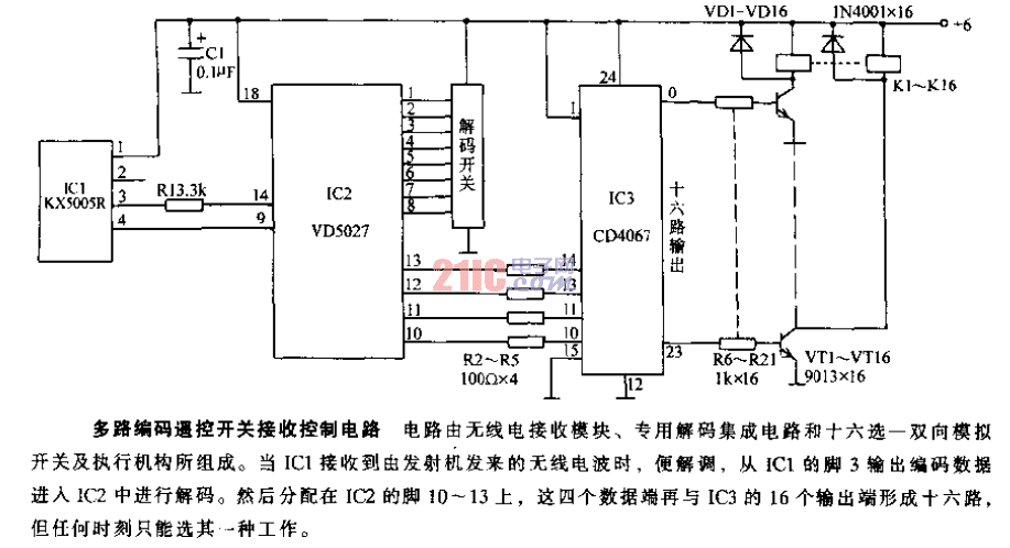 多路編碼遙控開關(guān)接收控制電路.gif