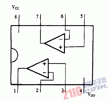 CA358運(yùn)算放大器電路圖