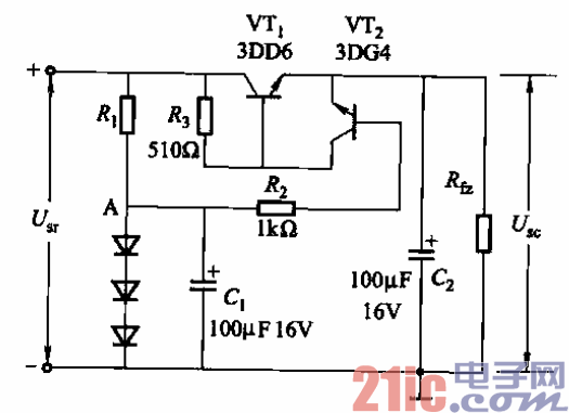 103.串聯(lián)型穩(wěn)壓電源電路保護電路之一.gif