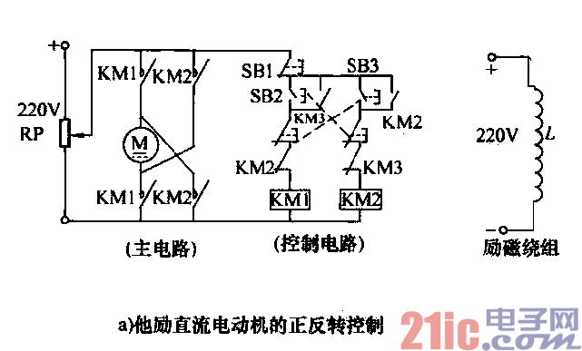 25.直流電動機(jī)的正反轉(zhuǎn)控制電路a.gif