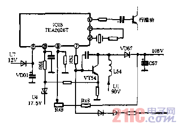 自舉升壓式開關電源電路圖.gif