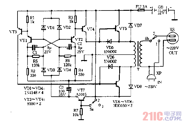 逆變電源電路圖.gif
