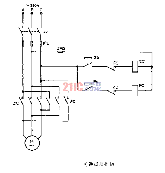 可逆點(diǎn)動(dòng)控制電路圖.gif