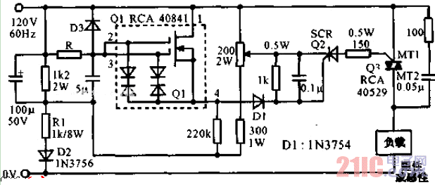 工頻0-5分鐘延時電路圖.gif