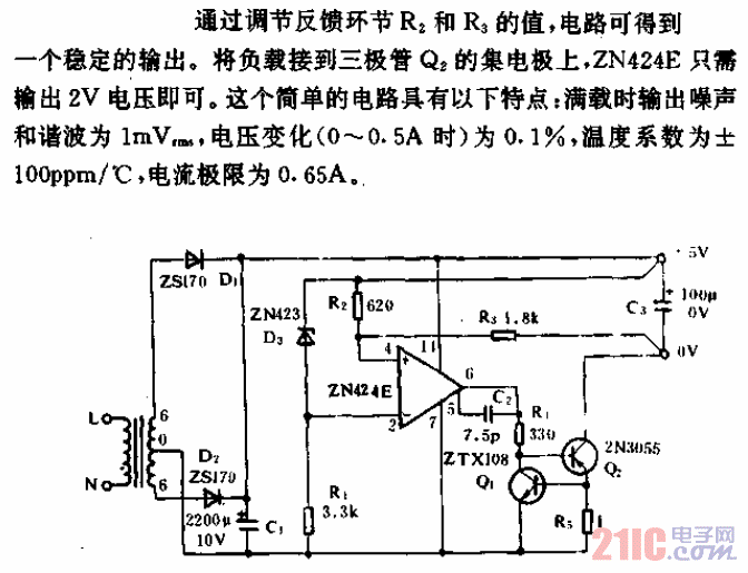 5V、0.5A供電電源電路.gif