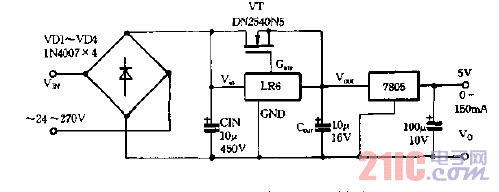 用LR6設(shè)計(jì)的穩(wěn)壓電源電路圖.gif