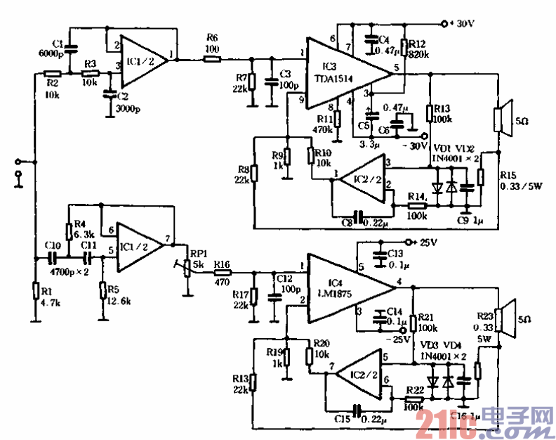 81.自制電流負反饋電子分頻式功率放大器01.gif