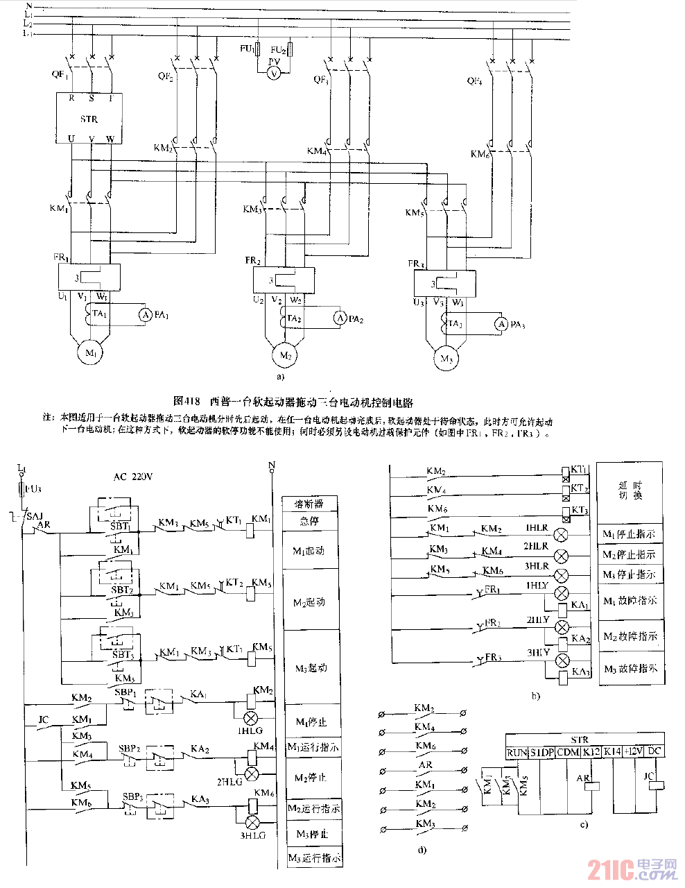 西普一臺(tái)軟起動(dòng)器拖動(dòng)三態(tài)電動(dòng)機(jī)控制電路.gif
