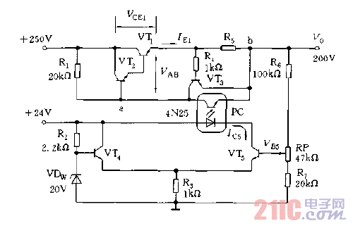 高壓穩(wěn)壓電源電路圖.gif