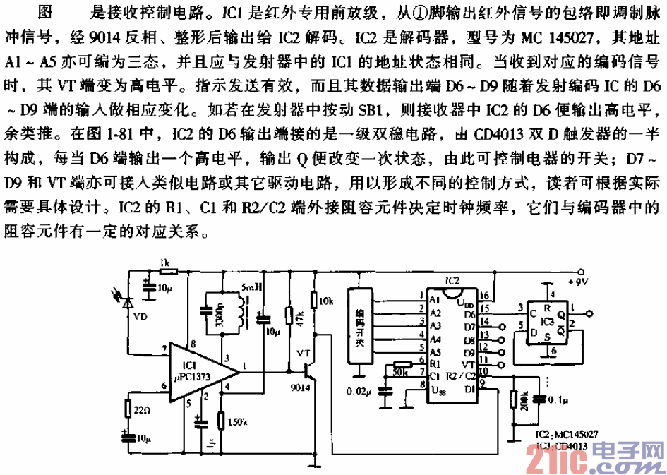 多路紅外遙控器接收控制部分.gif